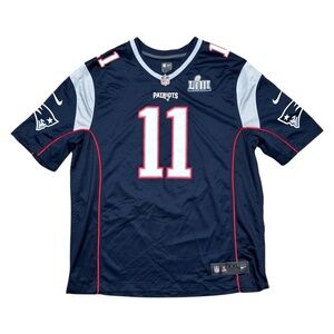 Nike On Field New England Patriots Julian Edelman Super Bowl LIII Jersey 2XL